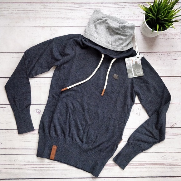 Naketano Sweaters - NWT NAKETANO Geh Weg Cotton Sweater Dark Blue M